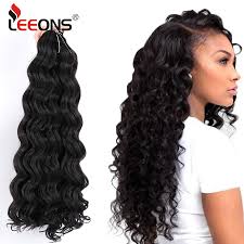 Miss rola kanekalon soft dreadlock crochet braids natural wavy dreadlock synthetic hair extensions for women. Leeons 100 Kanekalon Freetress Water Wave Braiding Hair High Temperature Synthetic Ocean Wave Crochet Braids Extension Hair Aliexpress