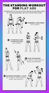 Issue With Your Abs Exercises Here S The Best Way To Deal With It Standing Workout For Flat Abs Standing Workout Standing Up Ab Workout Standing Abs