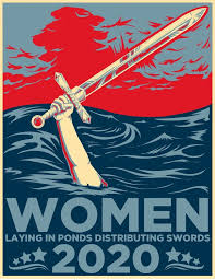 Women Laying In Ponds Distributing Swords 2020 Witchesvspatriarchy Monty Python Funny Memes Funny Comics