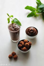 Mousse Avocat Dattes Cacao Menthe Chocolat Menthe Alimentation