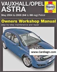 Vauxhall Opel Astra Petrol 2004 2008 Repair Manual Vauxhall Opel Manual Car