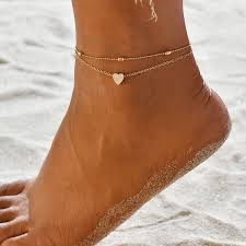 Our 925 sterling silver bracelets for women complements any outfit. Fashion Anklets Foot Jewelry Ankle Bracelet Beach Heart Initial Gold Chain Anklets For Women Buy Initial Anklets Gold Anklets Anklets For Women Product On Alibaba Com