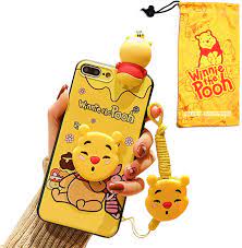 Amazon.com: VANVENE Kawaii 3D Winnie Cartoon Funny Animal Character Case  Cover Compatible with iPhone 7P/8P 5.5 inch for Kids Girls And BoysFits  Apple iPhone 8 Plus with Holder Lanyard Doll : Cell