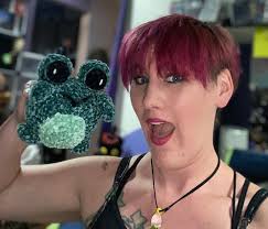 MyCraftyPursuits make for Ribbot the Ribblr Frog! pattern