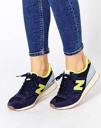 New Balance 620 Navy Yellow Suede Mesh Trainers Navyyellow Fashion Shop Hipster Shoes Retro Sneakers Best Sneakers