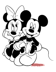 Feb 26, 2021 · download these 3 free disney color by number printables that include mickey mouse, minnie mouse, and pluto. Mickey Minnie Mouse Love Coloring Pages Novocom Top