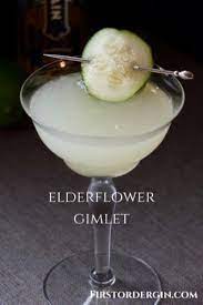 Elderflower And Cucumber Gimlet Elderflower Gimlet Recipe Cucumber Gimlet