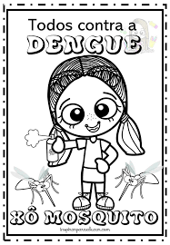 coloring page for dengue mosquito