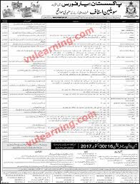 Advertisement Of Pakistan Air Force Paf Civilian Staff Jobs 2017 October Online Registration Apply Www Joinpaf Gov Pk How To Apply Job Ads Online Registration