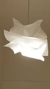 Ikea Krusning Hack 9 99 Light Shade Reduced The Number Of Sheets From 7 To 4 Krusning Ikea Lampen Idee