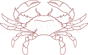 How to draw crabs in one continuous stroke? How To Draw A Crab Step By Step Drawing Guide By Dawn Dragoart Com