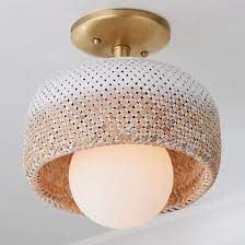 Milk Glass Bath Light 2 Light Shades Of Light Ceiling Lights Ceiling Mount Light Fixtures Contemporary Ceiling Light