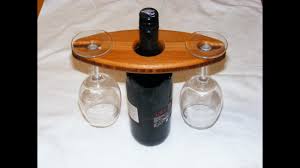 Reclaimed torched wood wine rack holds up to 10 bottles and 8 glasses pallet wine rack. How To Make A Wine Bottle Glass Holder Youtube