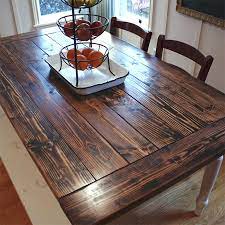 As you can see, this is a pretty small tabletop. Home Dzine Home Diy Dining Table Top Makeover With Rustic Finish For Farmhouse Style