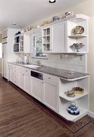 White Country Kitchen Photos This Is Basically The Layout I Ll Have In My New Kitchen Open Shelves At Country Kitchen New Kitchen Cabinets Kitchen Remodel
