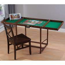 Altra furniture folding table caters to any event. The Easy Fold And Store Puzzle Table Hammacher Schlemmer Puzzle Table Chair Plan Chair Illustration