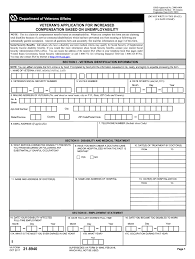 Va Form 21 8940 Unemployability Fill Out And Sign Printable Pdf Template Signnow
