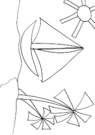 Idéal pour le goûter car prêts en. Coloriage Sur La Mer Dessin 3 Tete A Modeler