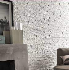 Sticker papier peint parement de pierres de dordogne 40. Plaquette De Parement Pierre Naturelle Blanc Ultra White Exterieur 0 468 M Leroy Merlin