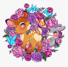 When bambi and thumper invite him to join in their fun, flower denies and goes back to sleep until spring. Disney Bambi Thumper Flowers Chibi Freetoedit Hd Png Download Transparent Png Image Pngitem