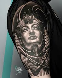 Unleashing ancient vibes with this stunning Pharaoh tattoo by Dado! 🖤👑  #PharaohTattoo #InkArt Artist: Dado David YOUR STORY, OUR ART!🎨  🔱Preferably by appointment 🔱We accept walk-ins 🔱Open daily from 10am  onwards 🔱For