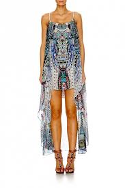 Camilla Maasai Mosh Mini Dress With Long Overlay Mini Dress Chiffon Dress Short Dresses