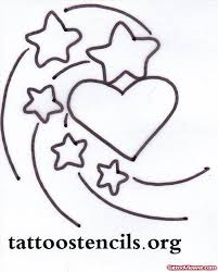 If you look up 'motion star' on tattoofinder. Stars And Heart Tattoo Design