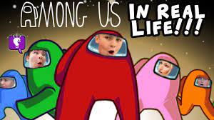 Among Us In Real Life Irl Part 1 With Hobbyfamilytv Youtube
