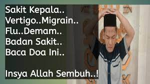 Doa Menyembuhkan Sakit Kepala Dan Demam Youtube