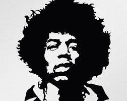 Black And White Celebrity Black And White Vector Portraits Jimi Hendrix Etsy Dk In 2020 Jimi Hendrix Art Vector Portrait Art Pop Art Portraits
