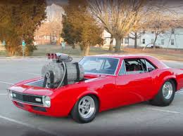 Watch The Original Footage Of This 68 Camaro With A Giant Blower Mcd Camaro Hot Rods Cars Muscle Muscle Cars