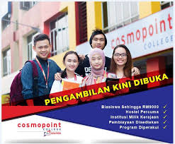 Permohonan Cosmopoint College Sabah Senarai Kursus Ditawarkan Di Cosmopoint College Kota Kinabalu Sabah