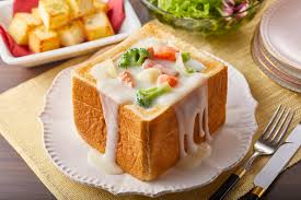 角食パンシチュー　