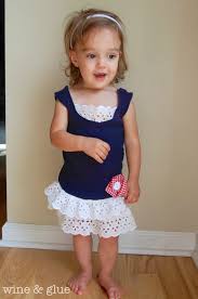 This toddler hairstyle works best with fine or wavy hair that has some form of texture. Toddler Tank Dress Upcycled Simple Joy