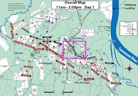 Shiloh Chapter 16 Map The Hornets Nest Civilwarbattles Us