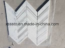 Get info of suppliers, manufacturers, exporters, traders of marble floor tiles for buying in india. China Statuario Marble Chevron Mosaic Pattern Interior Exterior Wall Floor Tile China Mosaic Mosaic Tiles