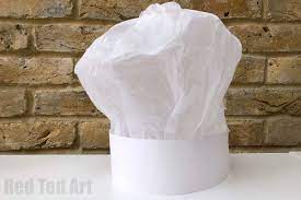 Chef hats for kids are so easy to make even a kid can do it; Paper Chef S Hat Diy Instructions Red Ted Art Make Crafting With Kids Easy Fun