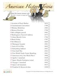 Dec 18, 2018 · in this article, we have shared 120 plus general trivia questions. Printable American History Trivia Quiz Questions And Answers