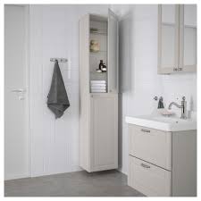 Godmorgon Korkea Kaappi Kasjon Vaaleanharmaa 40x32x192 Cm Ikea White Bathroom Storage Ikea Bathroom Storage Ikea Godmorgon
