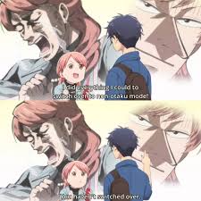 Hirotaka Nifuji X Narumi Momose Wotaku Ni Koi Wa Muzukashii Anime Desenho De Anime Manga Romance