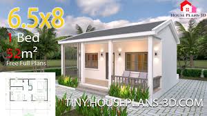 This requires both proper planning and a touch of ingenuity. Small House Plans 6 5x8 With One Bedrooms Gable Roof Tiny House Plans