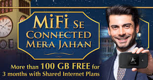 This creates a secure wifi hotspot wherever you need it, so multiple devices can share the same . Warid Mifi A High Speed Portable Wi Fi Device With 105 Gb Free Internet Highway Pk