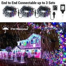 Our mantel matches our christmas tree this year! Brizled Dual Color Christmas Lights 65 67ft 200 Led 11 Function Cool White Multicolor Tree Lights Dimmable 24v Safe Adapter Color Changing Outdoor Light String With Remote For Christmas Tree Party Pricepulse