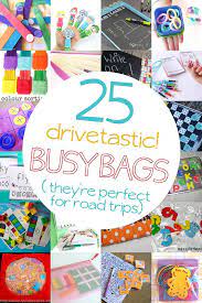 27 Awesome Busy Bag Ideas For Toddlers On The Go Kids Travel Activities Toddler Road Trip Road Trip With Kids