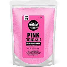 Amazon Com Wishful Pink Curing Salt Prague Powder 1 Premium Curing Salt For Meat Gluten Free 2 5 Pound Xl Bag Grocery Gourmet Food