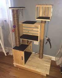 Diy Cat Condo What An Awesome Idea Diy Cat Tree Cat House Diy Cats Diy Projects