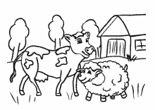 Malvorlagen Vom Bauernhof Fur Kinder Zum Ausmalen