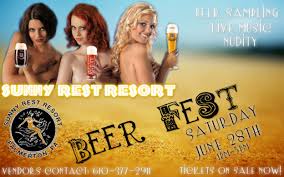 Nudist colony festival part 2. Sunny Rest Resort Beer Fest No Clothing Required