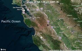Magnitude 3 7 Earthquake Strikes Near Gilroy Santa Clara County California Usa Volcanodiscovery