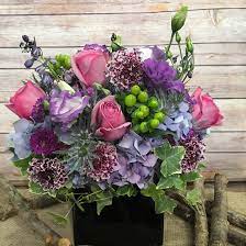 Same day, birthday, sympathy, romance, get well, congratulations Pretty Purple Affair In New York Ny Flowers By Philip